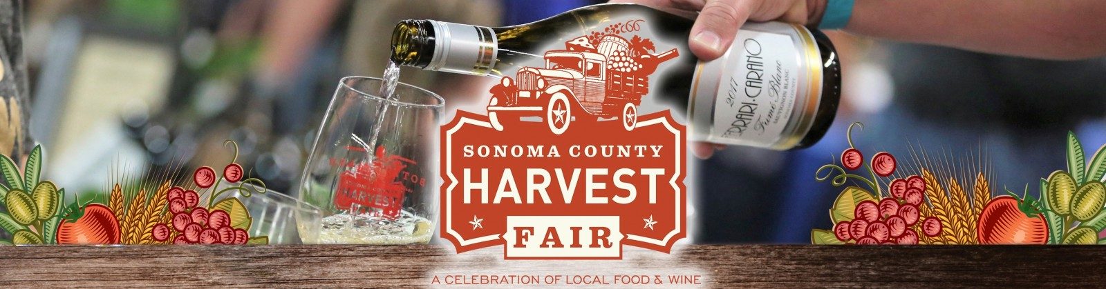 Sonoma County Harvest Fair logo in California