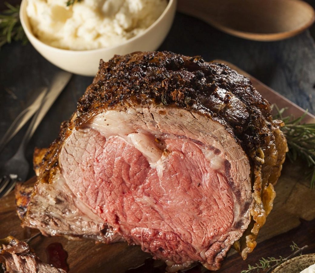 Prime rib for Thanksgiving at the Spoonbar in California