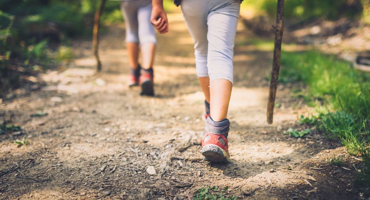 people hiking in sonoma county wine country